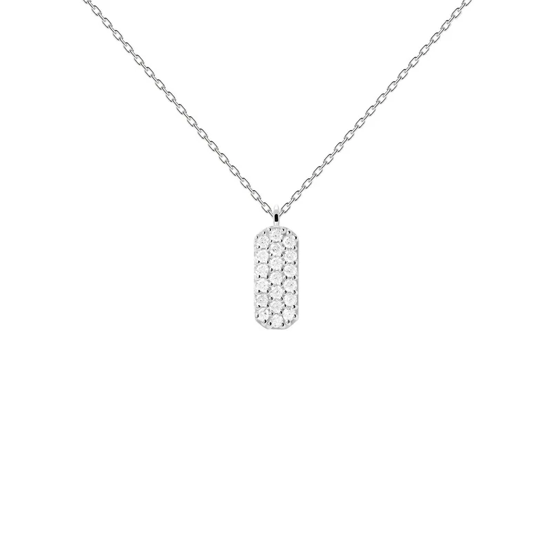 PDPAOLA Essentials Icy Κολιέ από Ασήμι CO02-483-U