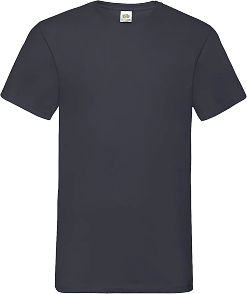 V-Neck T-Shirt Valueweight Fruit of the Loom 61-066-0 Deep Navy