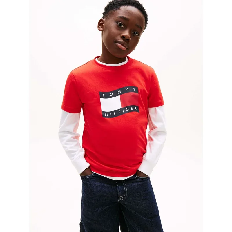 T-shirts & Polos Tommy Hilfiger Wavy Flag T-Shirt
