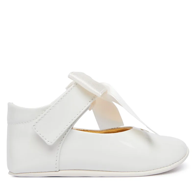 Μπαλαρίνες Elisabetta Franchi F0A3-E0610-1855 Λευκό