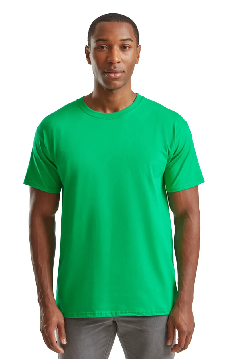 T-Shirt 61-422-0 Fruit of the Loom Ringspun Premium Iconic 195 Kelly Green