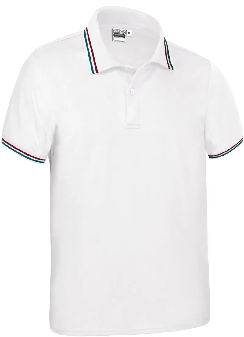 Κοντομάνικο Polo Shirt MAASTRICHT Valento POVAMAABI White-Italian Flag
