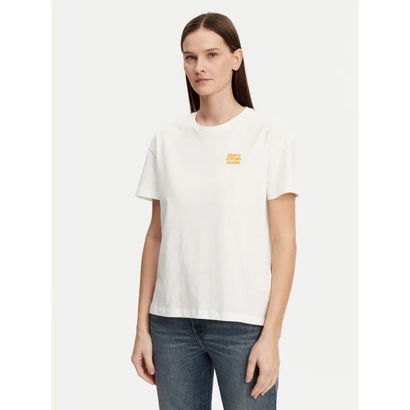 Marc O'Polo Denim T-Shirt 500 0005 916 Λευκό Relaxed Fit