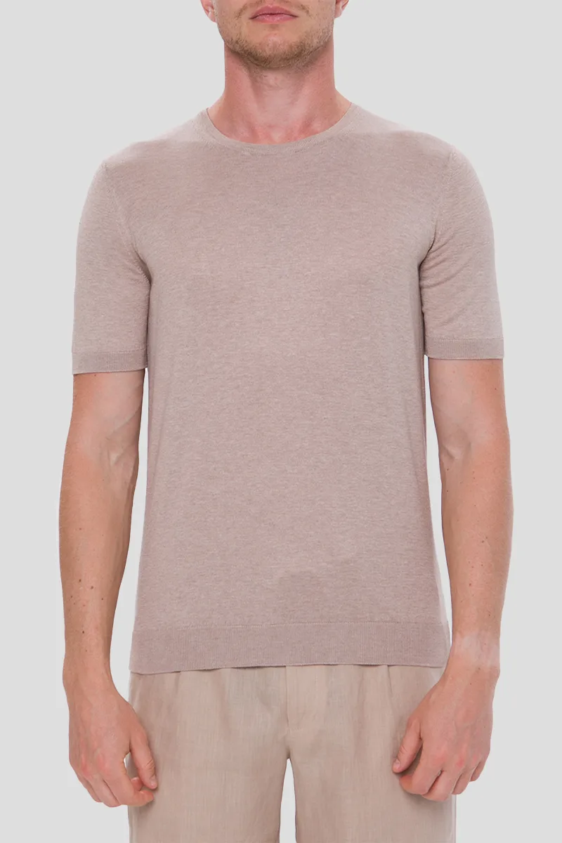 GRAN SASSO Ανδρικό Ροζ Slik T-shirt