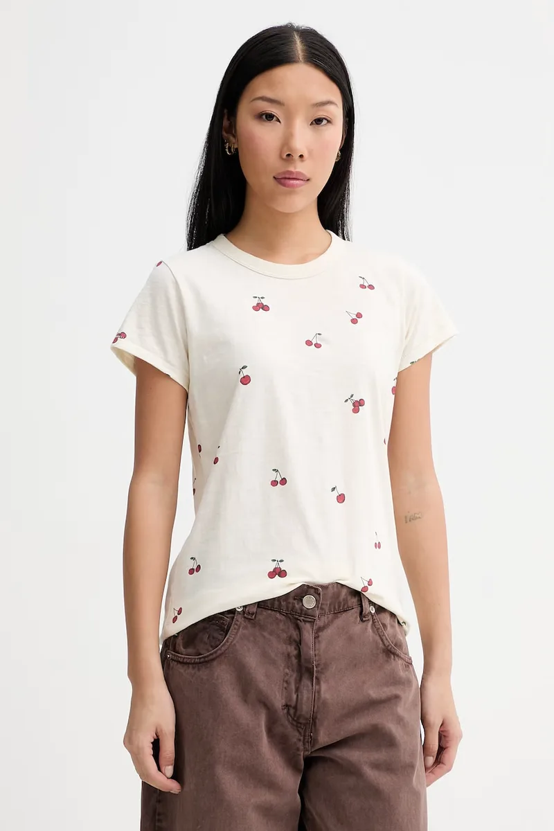 rag & bone t-shirt γυναικείο βαμβακερό