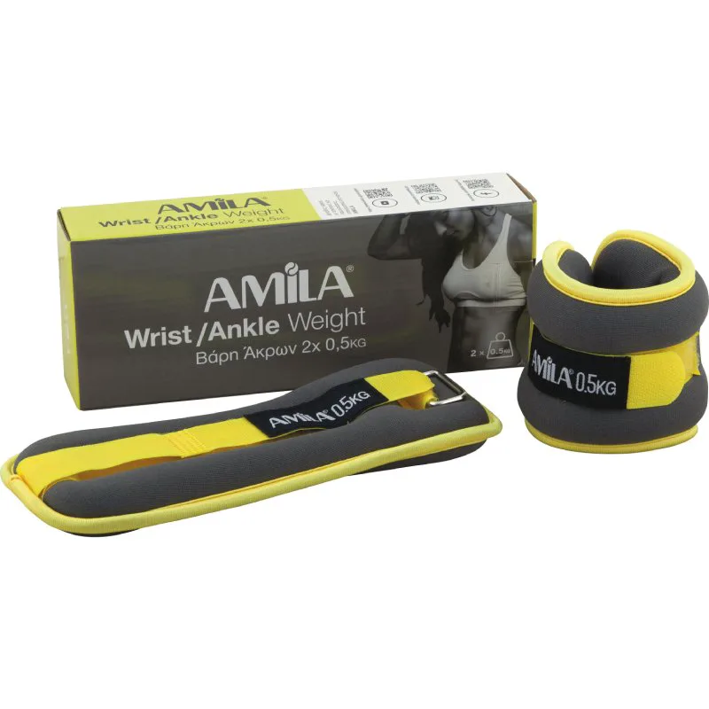 AMILA – Βάρη άκρων Neoprene, 2×0,50 Kg (94951)
