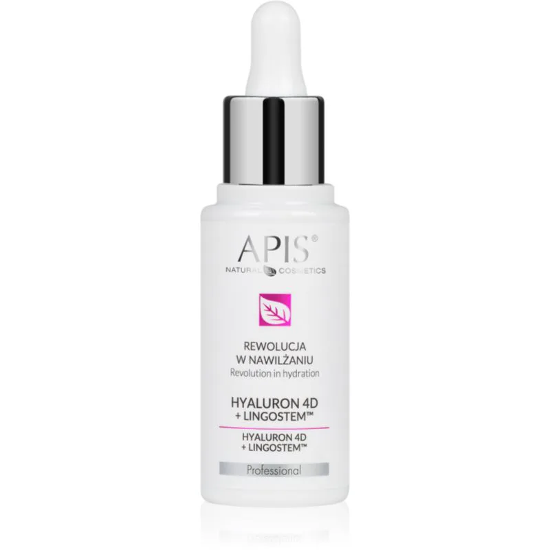 Apis Natural Cosmetics Hyaluron 4D + Lingostem ενυδατικό γαλάκτωμα 30 ml