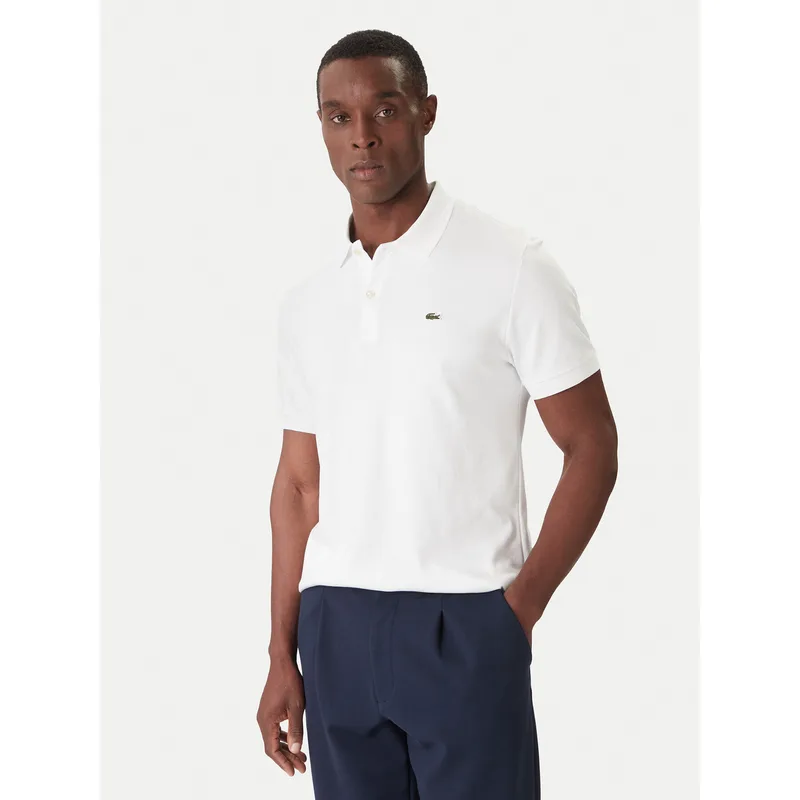 Lacoste Polo DH2050 Λευκό Regular Fit