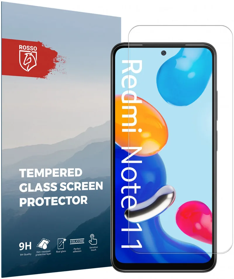Κόκκινο Tempered Glass - Αντιχαρακτικό Προστατευτικό Γυαλί Οθόνης Xiaomi Redmi Note 11S 5G - Clear (8719246360848)