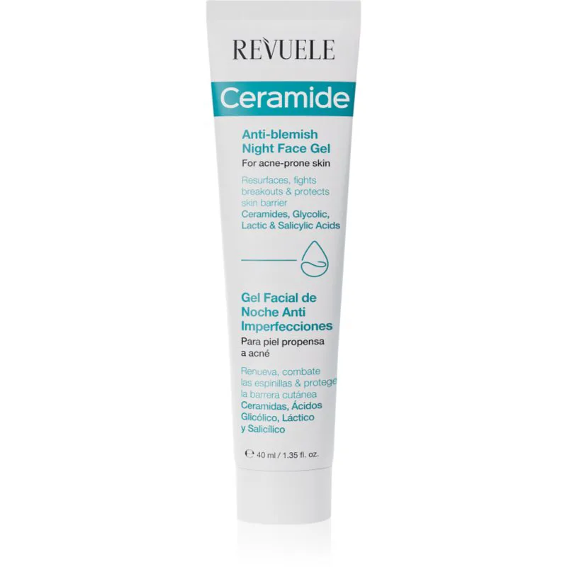 Revuele Ceramide Anti-Blemish Night Face Gel τζελ κατά των ατελειών νύχτας 40 ml