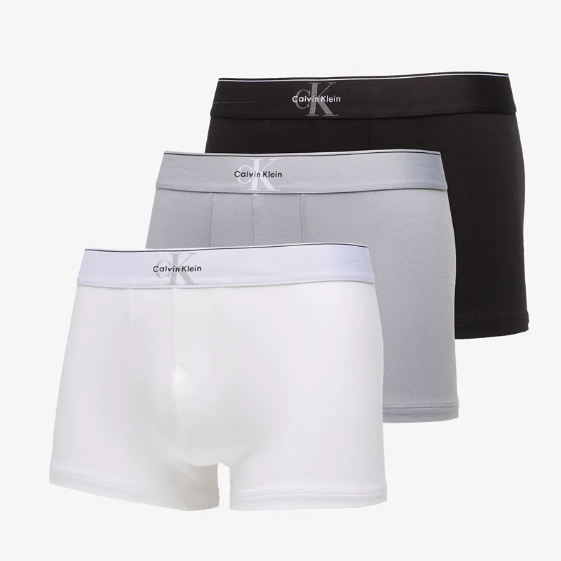 Μποξερ Calvin Klein Trunk 3-Pack Gray XL