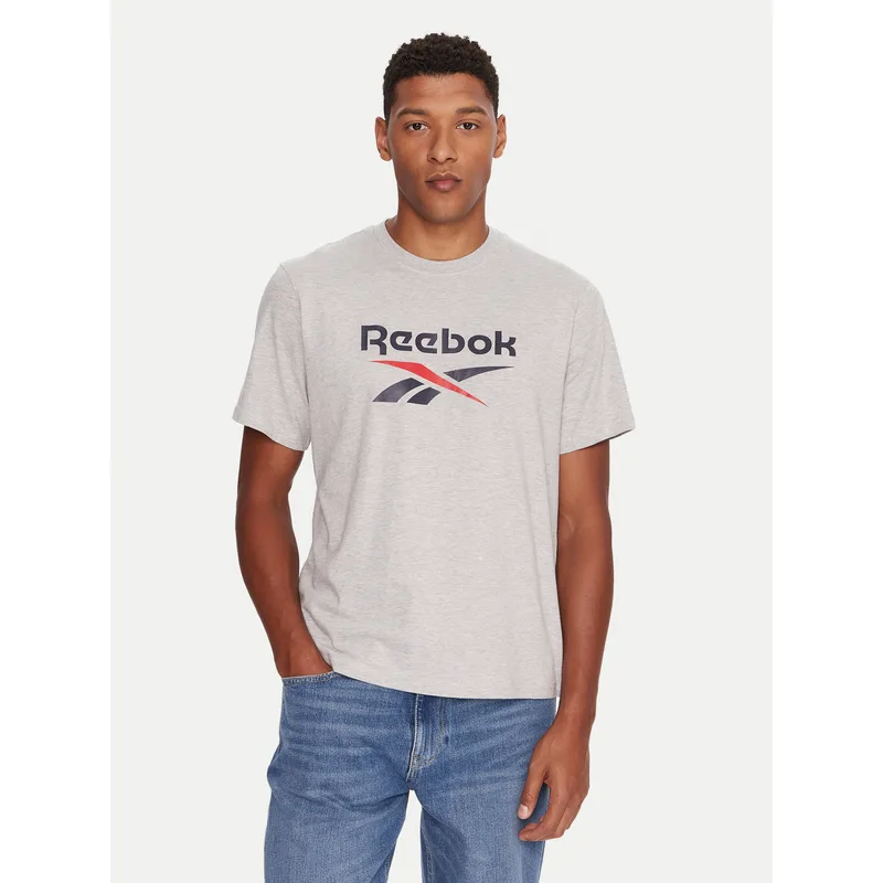 Reebok T-Shirt RK25158CCM Γκρι Regular Fit
