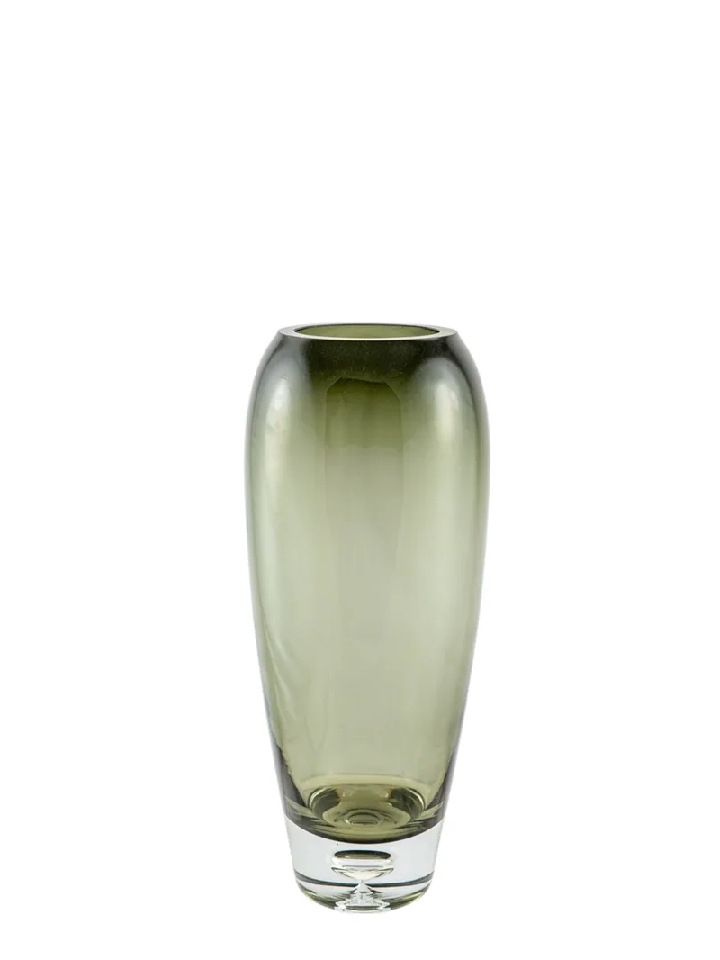 Βάζο Χειροποίητο Φυσητό Γυαλί Γκρι 12x28,7εκ. Zen Collection 25.43.52143 (Χρώμα: Γκρι, Υλικό: Φυσητό Γυαλί) - ZEN COLLECTION - 25.43.52143