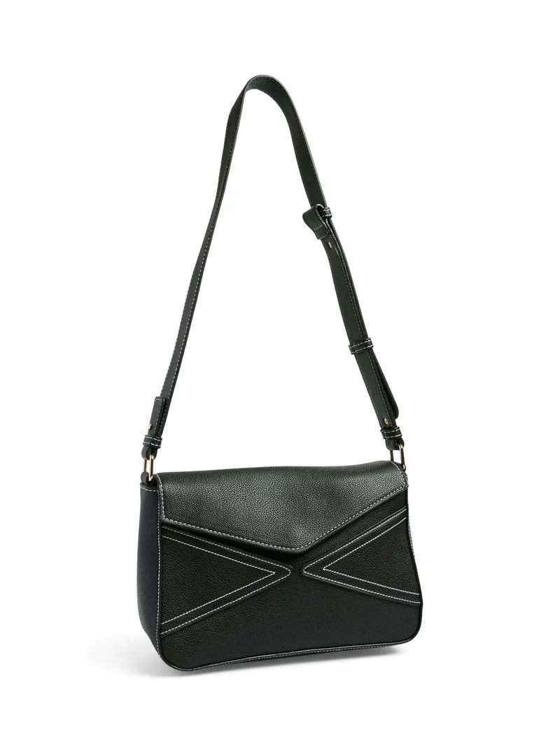 PIECES Handbag Outer Stitching - 17151870 - Black
