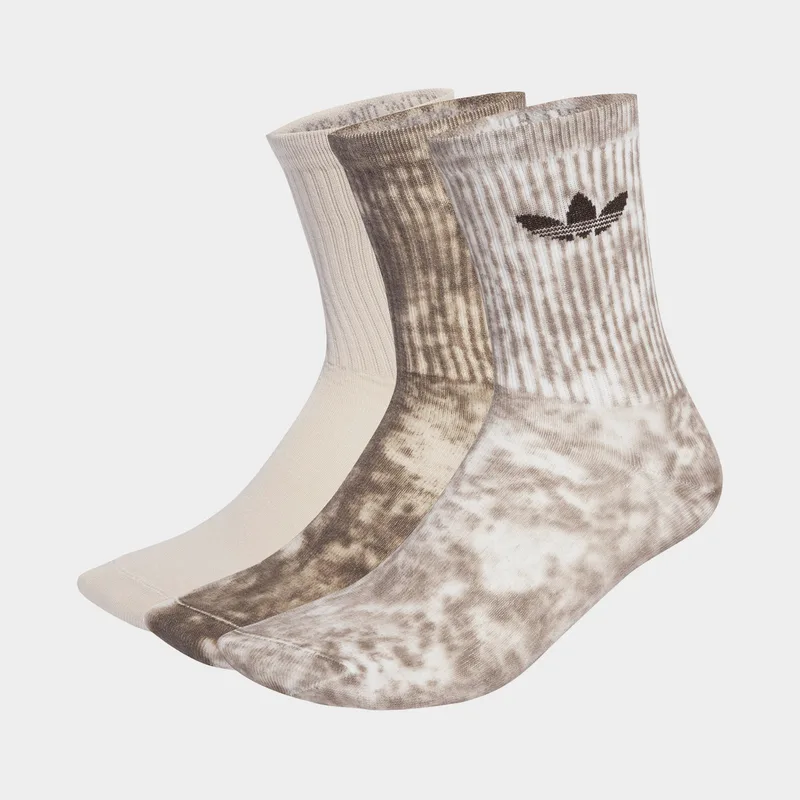adidas Originals Tie Dye Crew Socks 3 Pairs (9000242824_88482)