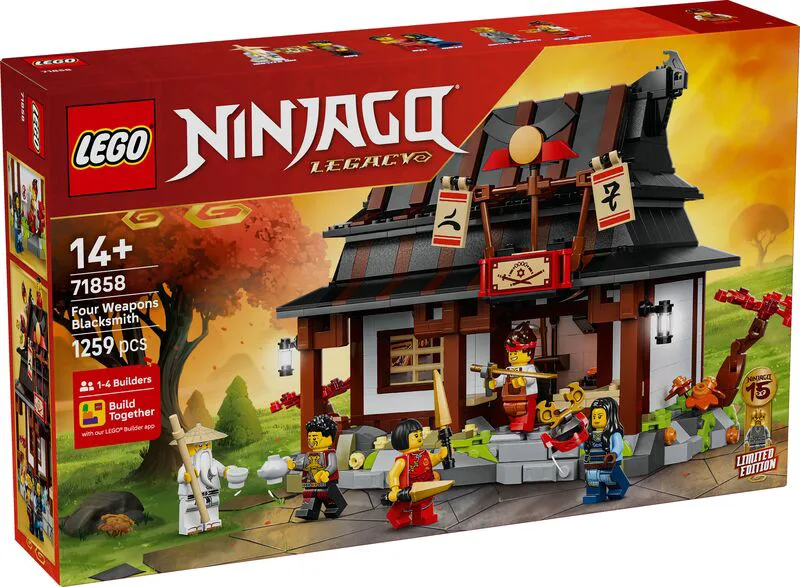 LEGO® Ninjago Four Weapons Blacksmith 15th Anniversary (71858)
