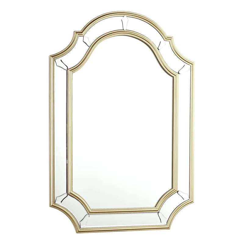 Καθρέπτης Braxton Champagne Χρυσό Rectangle