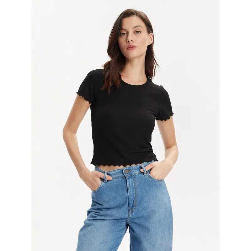 ONLY T-Shirt Emma 15201206 Μαύρο Regular Fit