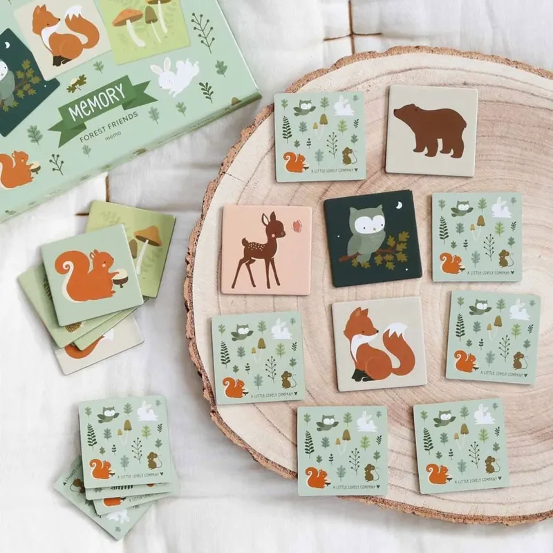 Παιχνίδι Μνήμης Α Little Lovely Company Forest Friends PGMEFF03