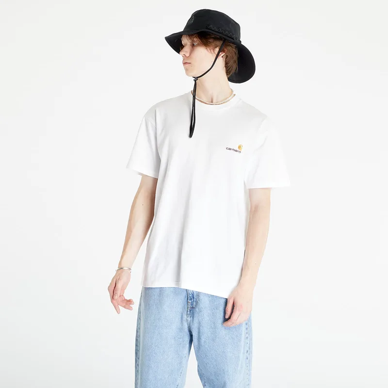 T-shirt Carhartt WIP American Script Short Sleeve T-Shirt UNISEX White XS