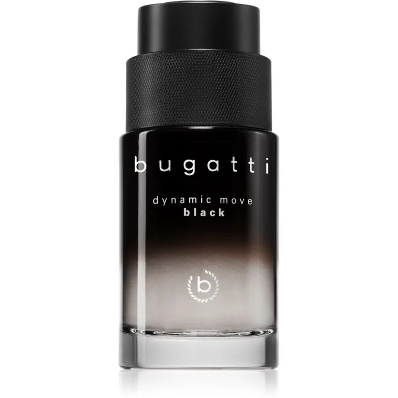 Bugatti Dynamic Move Black Eau de Toilette για άντρες 100 ml