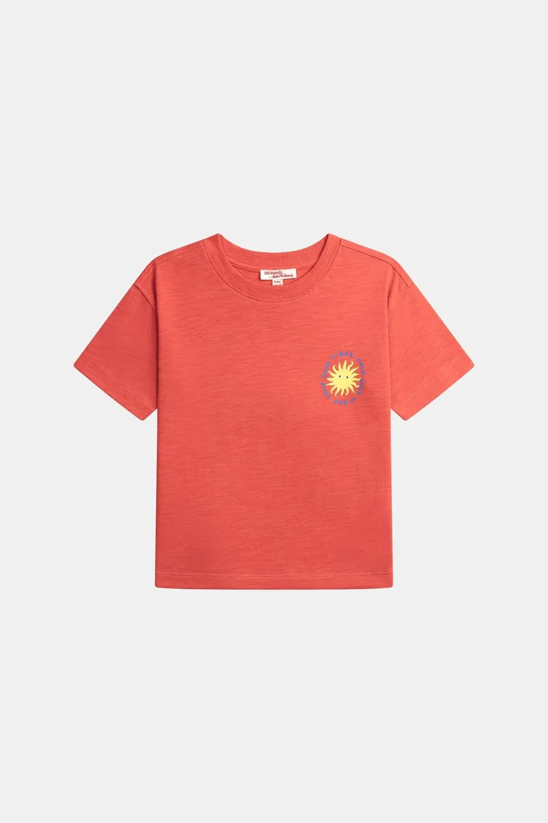 DPAM παιδική μπλούζα για αγόρια "Orange Vibes" - 376697 Πορτοκαλί