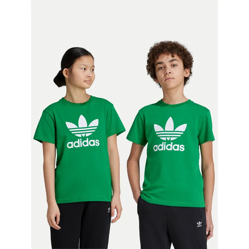 adidas T-Shirt Trefoil IY4003 Πράσινο Regular Fit