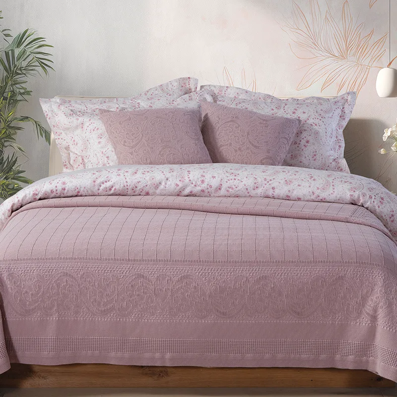 Κουβερτόριο Υπέρδιπλο 230X250 Nef Nef Mirelle Purple (230x250)
