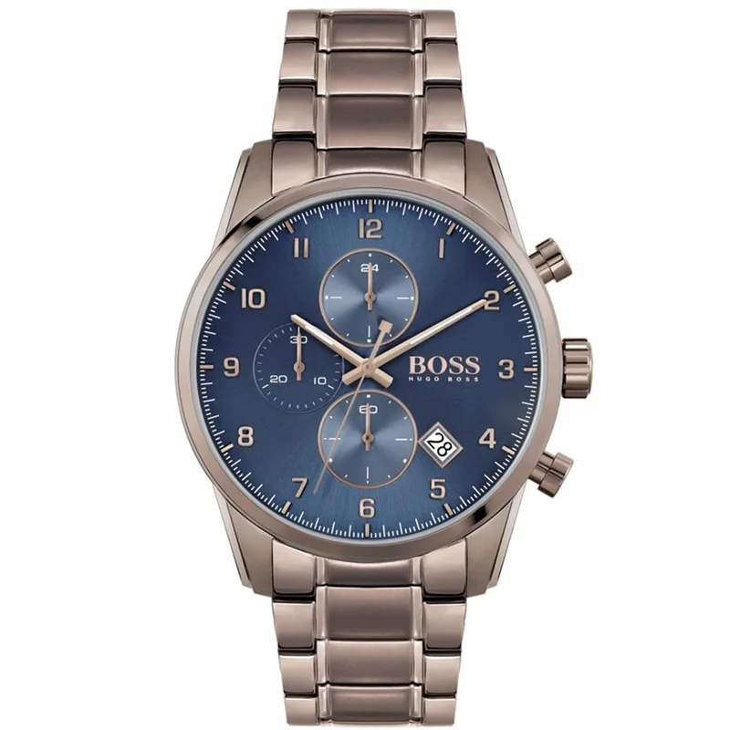 HUGO BOSS Skymaster Brown Stainless Steel Bracelet 1513788