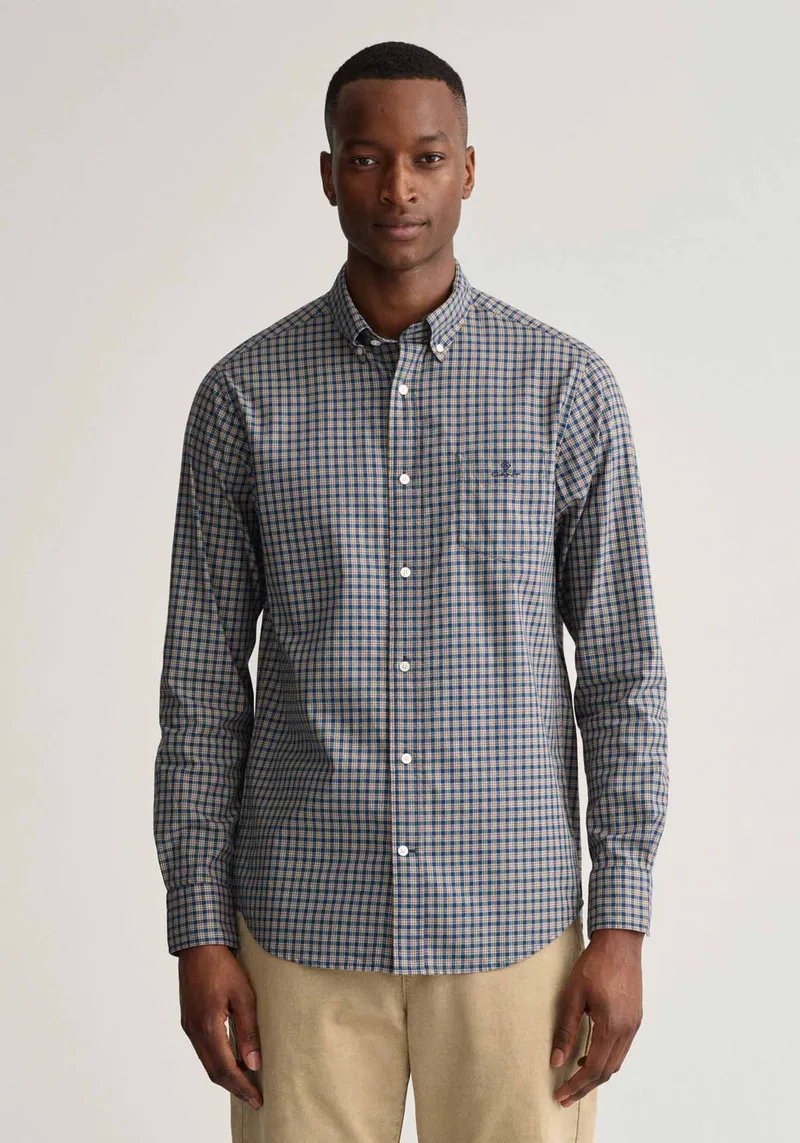 GANT Πουκάμισο της σειράς Tartan Twill - 3220046 423 Persian Blue