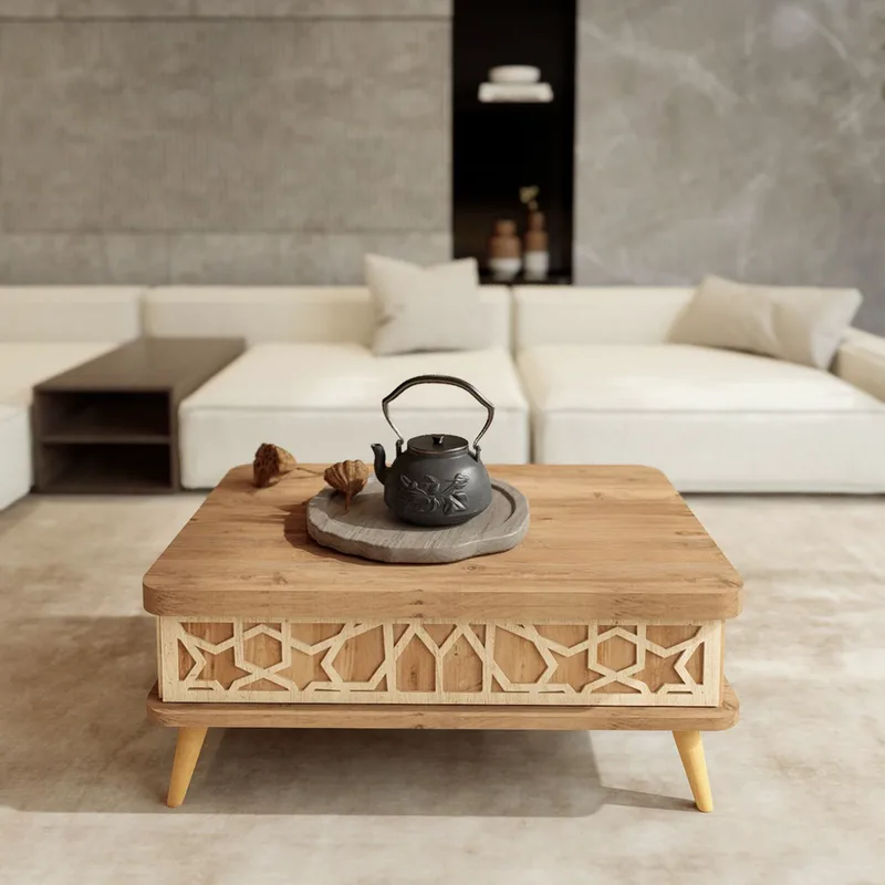 Τραπεζάκι Σαλονιού Ottowa Ada - Pine 331Kvn1121 (90x38x60 cm)