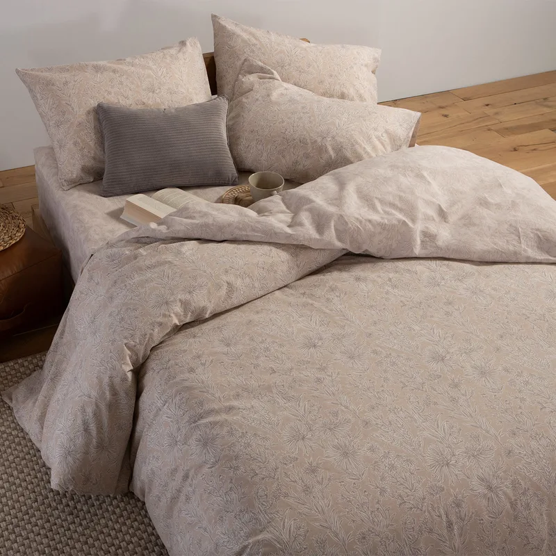 Σεντόνια Υπέρδιπλα (Σετ) Nef-Nef Homeware Smart Lucil Μπεζ ΧΩΡΙΣ ΛΑΣΤΙΧΟ 240x270 ΧΩΡΙΣ ΛΑΣΤΙΧΟ 240x270