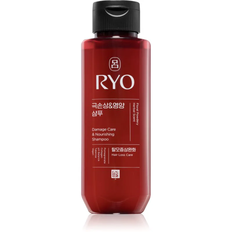 RYO Damage Care & Nourishing Shampoo εντατικά αποκαταστατικό σαμπουάν για κατεστραμμένα μαλλιά 180 ml