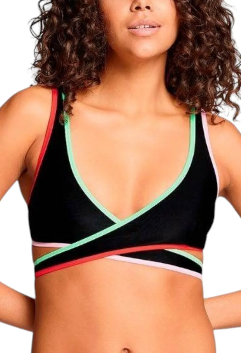 Μαγιό Μπικίνι Puma Contour Plunge Top 701226201-003 Γυναικείο
