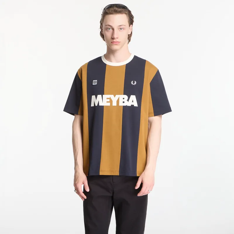 T-shirt Fred Perry Meyba Cut And Sew T-Shirt Dark Caramel XL