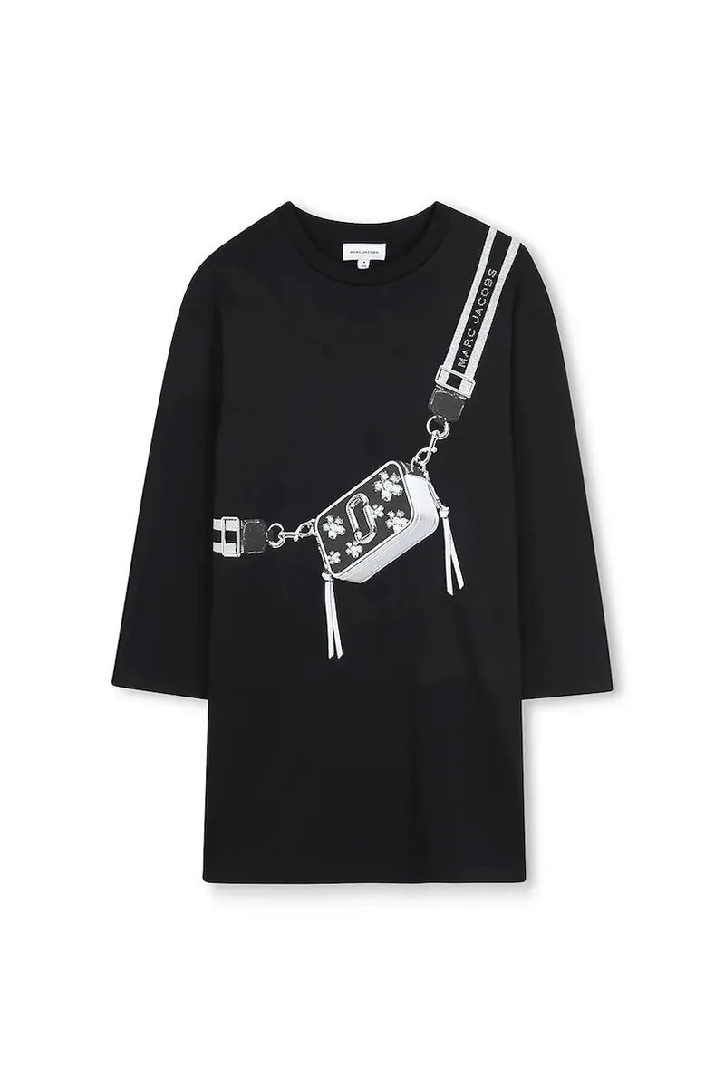 Παιδικό βαμβακερό φόρεμα Marc Jacobs