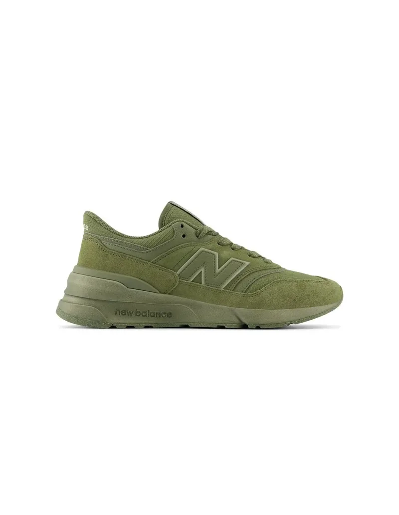 Men's New Balance 997 sneakers suede lifestyle green U997RMF