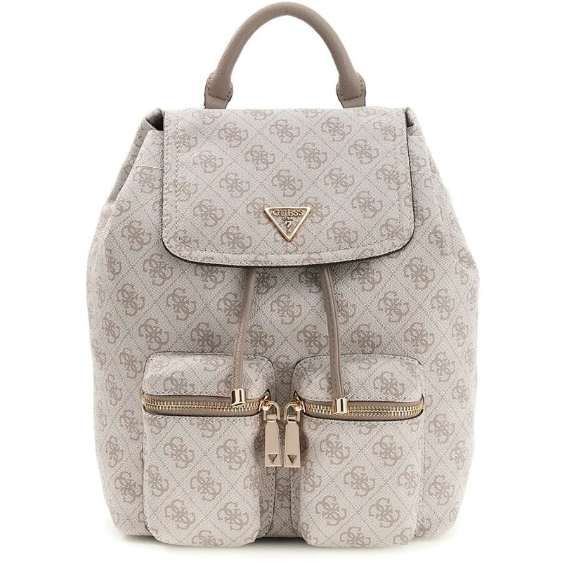 GUESS MANHATTAN II FLAP BACKPACK ΤΣΑΝΤΑ ΓΥΝΑΙΚΕΙΟ HWSG7118310 DARK TAUPE