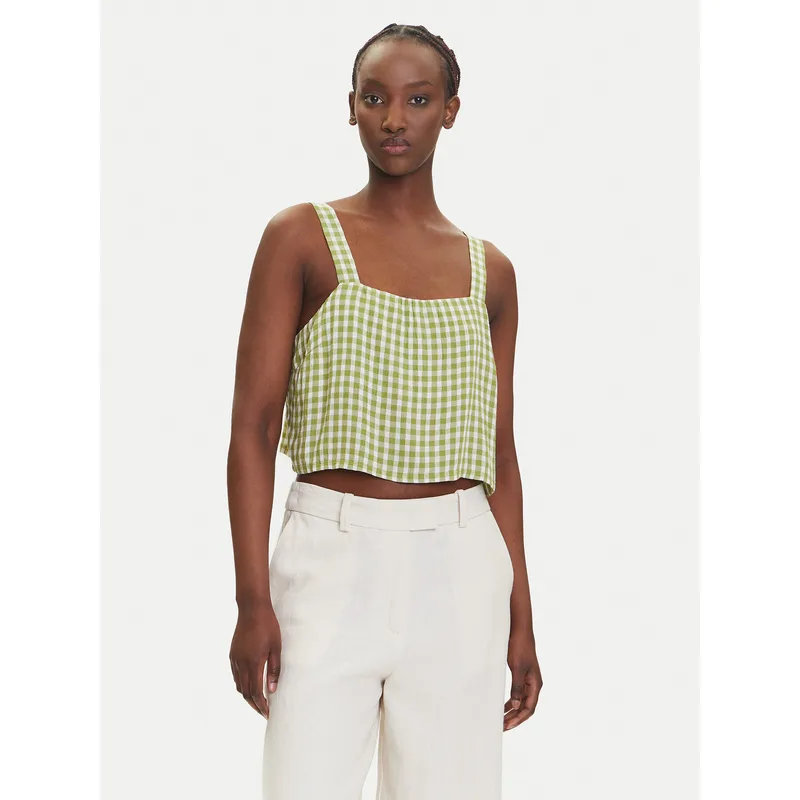 RVCA Τοπ 23B041503 Πράσινο Relaxed Fit