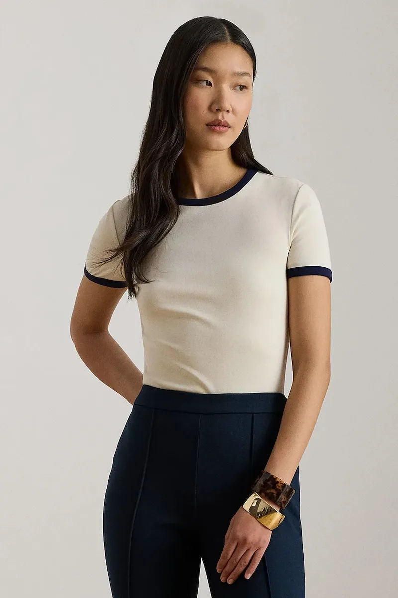 Lauren Ralph Lauren Basic t-shirt γυναικείο με βαμβάκι