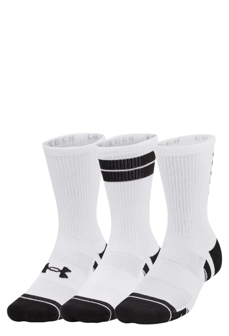 Κάλτσες Under Armour Perf Tech Nov 3pk Crew 1379515-101