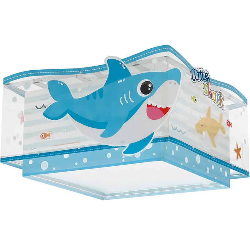 Παιδικό Φωτιστικό Πλαφονιέρα Ango 63476 Little Shark