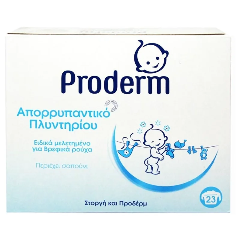Proderm Απορρυπαντικό Πλυντηρίου σε Σκόνη για Βρεφικά Ρούχα 1679gr