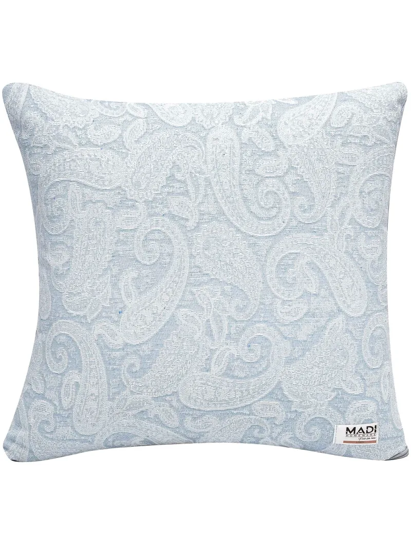 Διακοσμητική Μαξιλαροθήκη Madi 45x45 Rococo Cyan