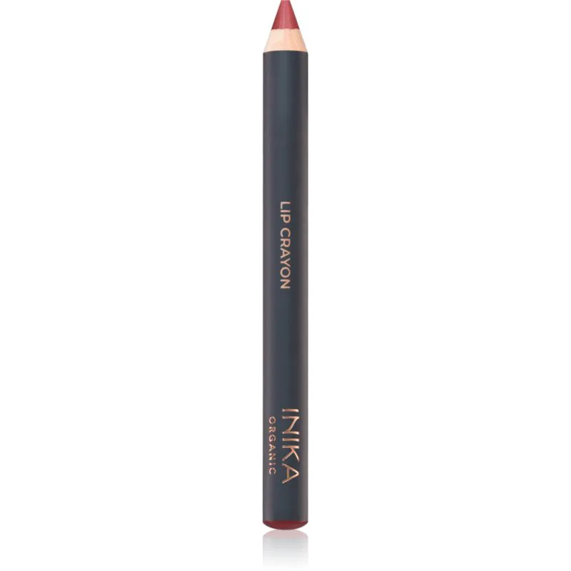 INIKA Organic Lipstick Crayon Κρεμώδες λάινερ χειλιών απόχρωση Rose Petal 3 γρ