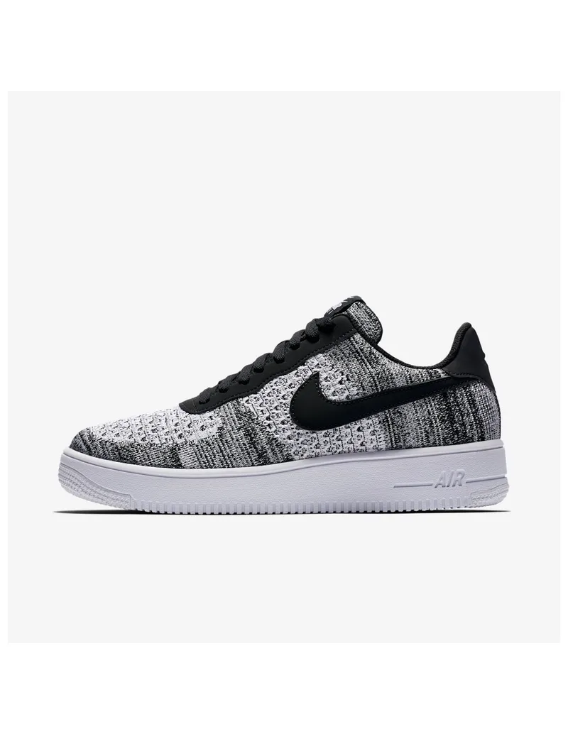 Nike Air Force 1 Flyknit 2 Black Pure Platinum AV3042001 MBS