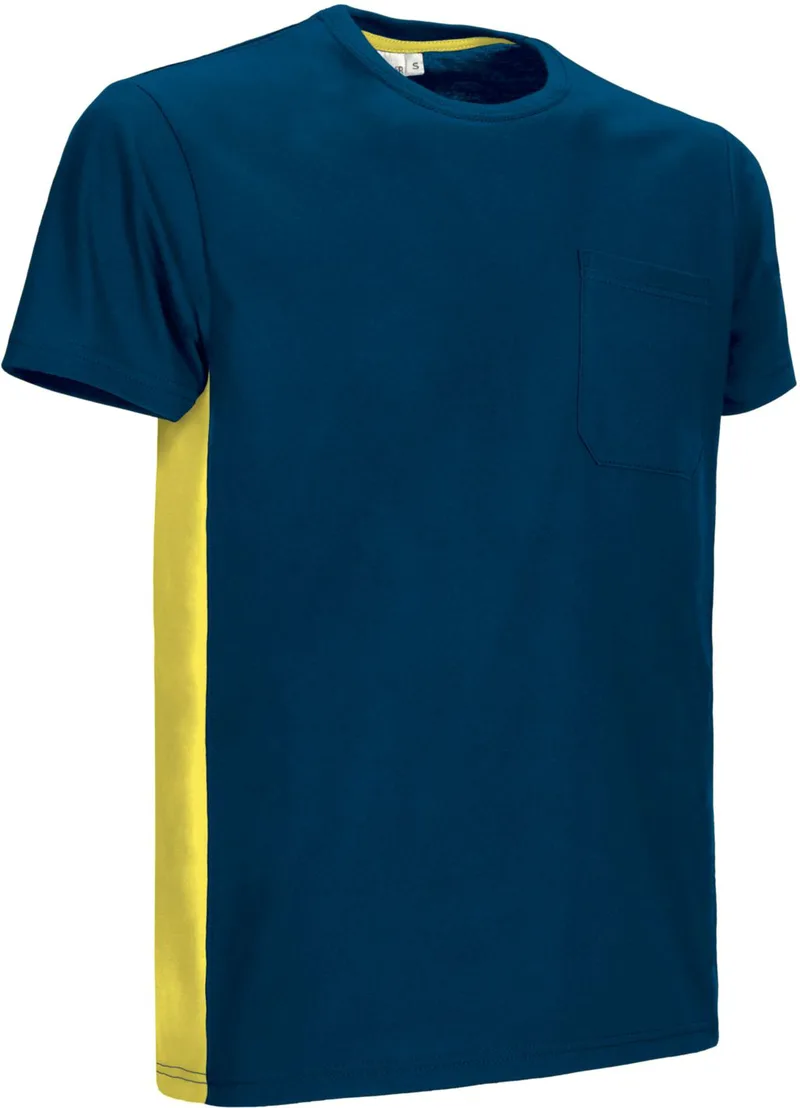 T-Shirt THUNDER Valento CAVATHUMA Orion Navy Blue-Lemon Yellow