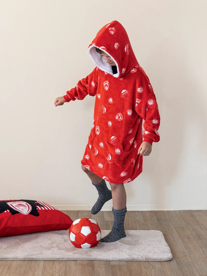 Κουβέρτα Fleece Με Sherpa Palamaiki COSITOS OLYMPIACOS 6-9