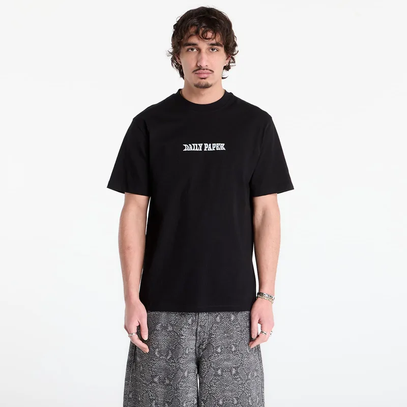 T-shirt Daily Paper Oil Can Ss Tee Black XS