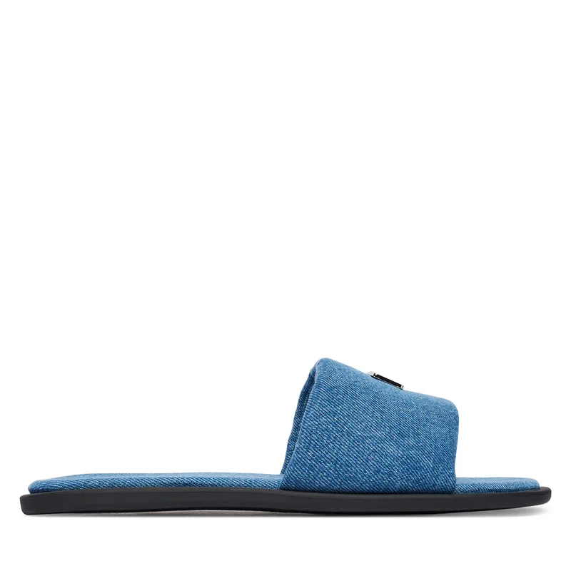 Παντόφλες Tommy Jeans Tjw Padded Denim Casual Slide EN0EN03020 Μπλε
